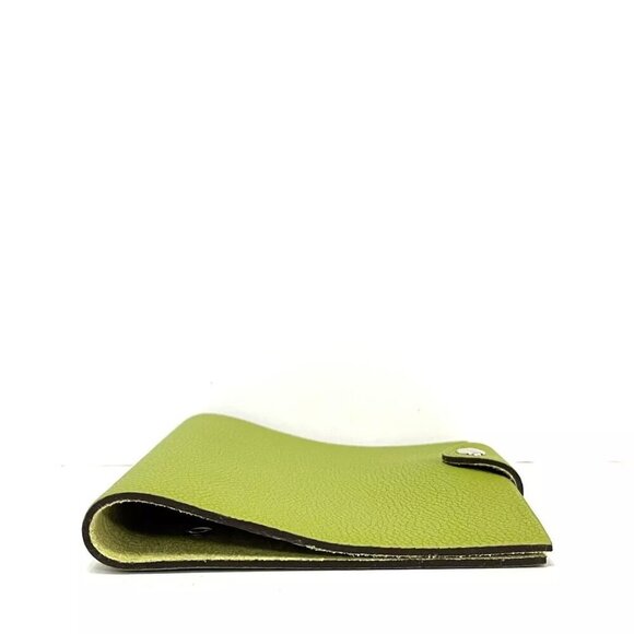 Auth HERMES Ulysse PM Anis Green Taurillon Clemence Accessory Case 306-102024 - Picture 3 of 6